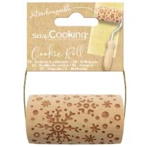 Corr� intercanviable de fusta gravat Snowflake