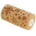 Rodillo intercambiable de madera grabado Snowflake