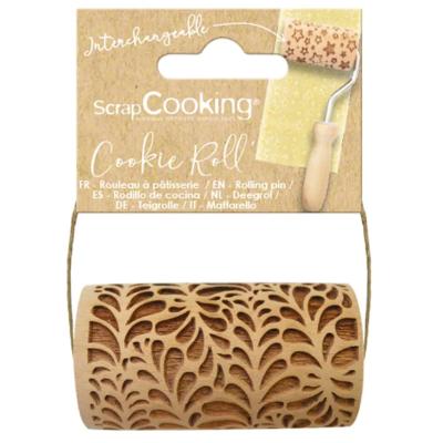 Rodillo intercambiable de madera grabado Undine