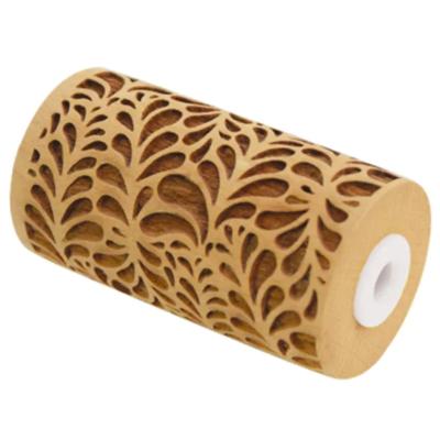 Rodillo intercambiable de madera grabado Undine