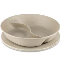 Plato con separador y tapa hermtica Connect Koziol