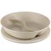 Plato con separador y tapa herm�tica Connect Koziol