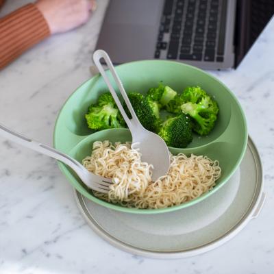 Plato con separador y tapa herm�tica Connect Koziol