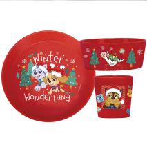 Set 3 piezas Patrulla Canina Winter Wonderland