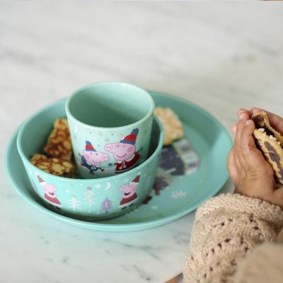 Set 3 piezas Pepa Pig Winter Wonderland