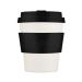 Taza con tapa Ecoffee PLA 240 ml Black Nature