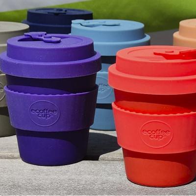 Taza con tapa Ecoffee PLA 240 ml Glitter