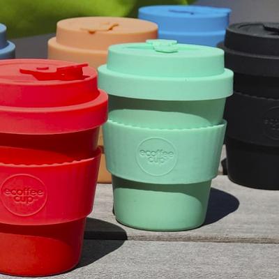 Taza con tapa Ecoffee PLA 240 ml Glitter