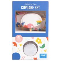 Paper cupcakes i toppers x24 Your message