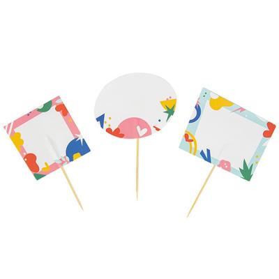 Papel cupcakes y toppers x24 Message