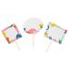 Papel cupcakes y toppers x24 Message