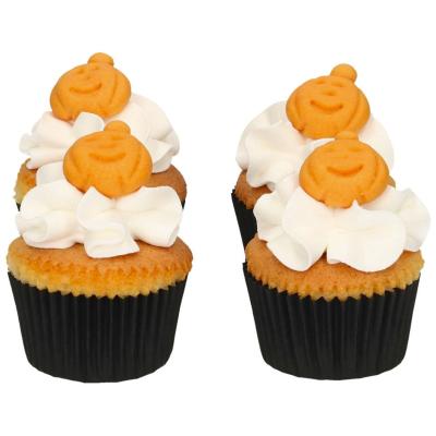 Set 12 decoraciones de fondant Calabaza