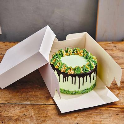 Caja para pasteles blanca 40x40x15 cm