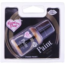 Pintura alimentaria metlica 25 ml Dorado