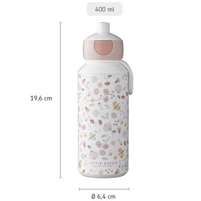 Botella pop-up 400 ml Flowers & Butterflies