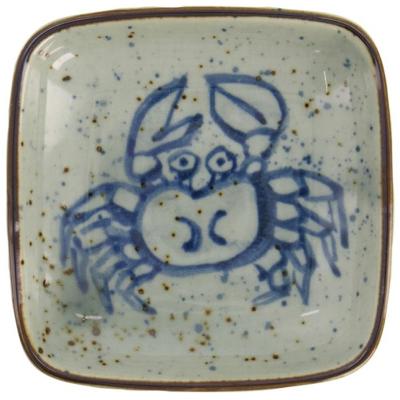 Cuenco japo soja Cangrejo azul 9 cm