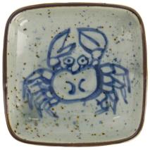 Cuenco japo soja Cangrejo azul 9 cm