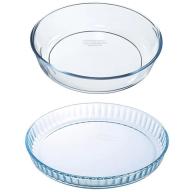 Set 2 moldes horno Pyrex redondo - quiche