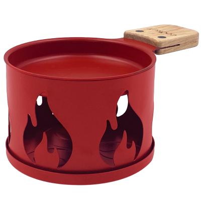 Set regalo 2x Raclette Cheminee rojo