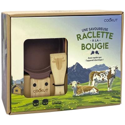 Set regalo 2x Raclette Vache taupe