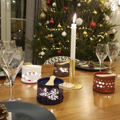 Set regalo 2x Raclette Montagne blanca