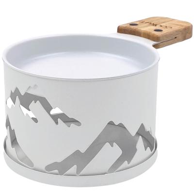 Set regalo 2x Raclette Montagne blanca
