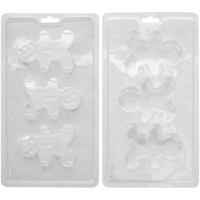 Molde caramelo y bombones 3D Gingerbread