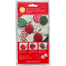 Set 2 cortadores galletas y plantillas Navidad