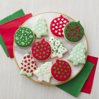 Set 2 cortadores galletas y plantillas Navidad