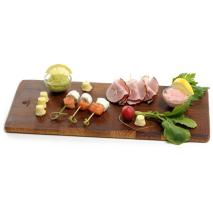 Taula fusta servir Robinia 34x16 cm