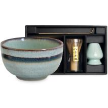 Set japons t matcha Wasabi 4 piezas