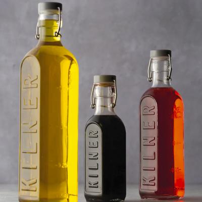 Botella Kilner cristal medidas tap�n clip 1 L