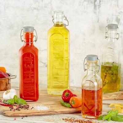 Botella Kilner cristal medidas tap�n clip 1 L