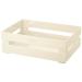 Caja organizadora Tidy&Store Recycled L blanca