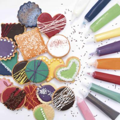 Tubo decoraci�n 25 g choco rojo