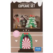 Papel cupcakes y toppers x24 Ginger
