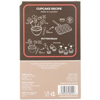 Papel cupcakes y toppers x24 Ginger