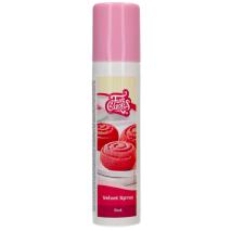 Spray alimentario efecto terciopelo 100 ml rojo