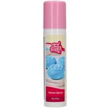 Spray alimentario efecto terciopelo 100 ml azul