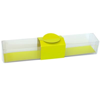 Caja para Turrones y Macarones 27x4x4,5 verde
