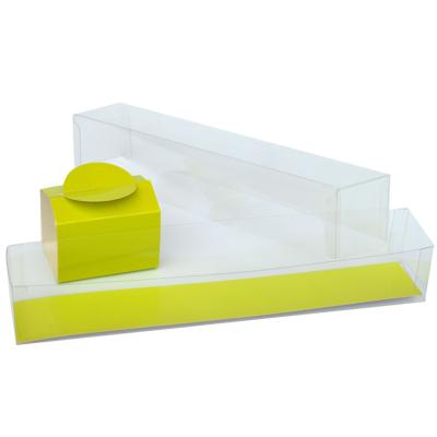Caja para Turrones y Macarones 27x4x4,5 verde