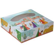 Caja para Rosc�n de Reyes Tres Reyes 28x28