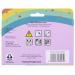 Set de 5 velas cumpleaos 3D Rainbow