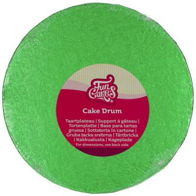 Base pasteles redonda 20 cm verde