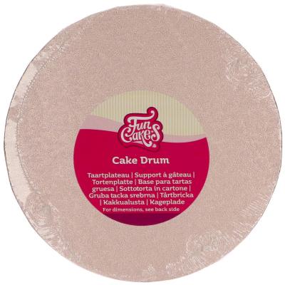 Base pasteles redonda 20 cm oro rosa