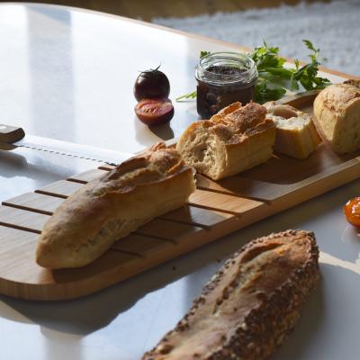 Tabla cortar baguette 50x15 cm