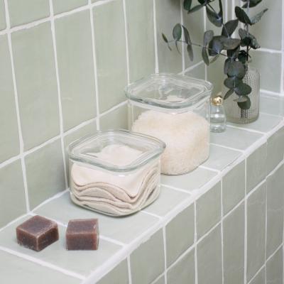 Bote cocina transparente Pebbly cristal