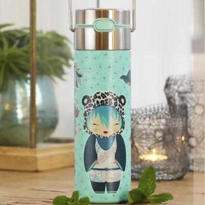 Termo con infusor y asa Leo 500 ml