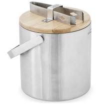 Gla�onera amb tapa i pinces acer doble paret