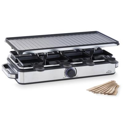 Raclette grill inox Join 8 personas